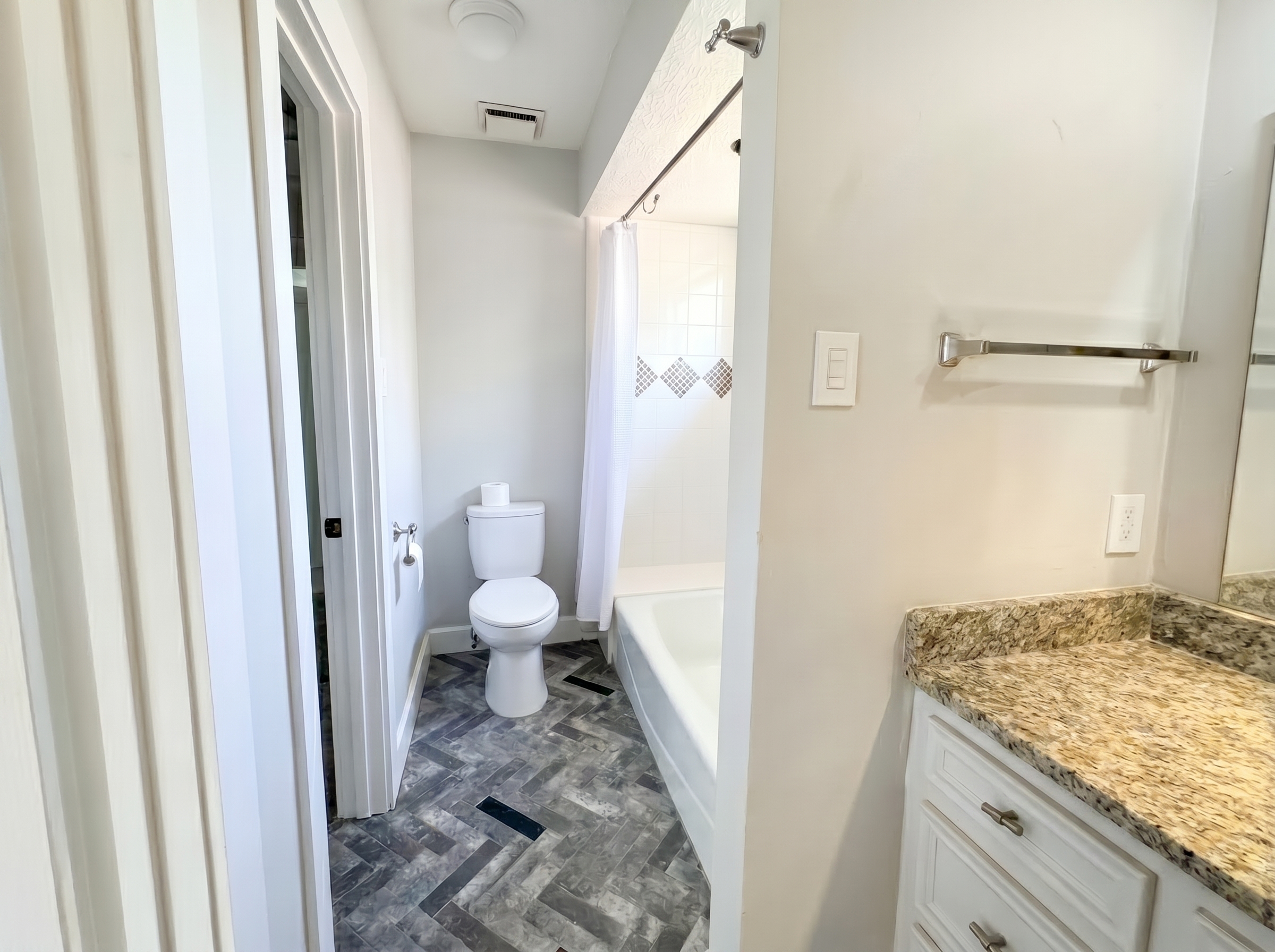 Upstairs Jack and Jill bathroom